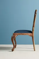 Handcarved Menagerie Woodpecker Dining Chair
