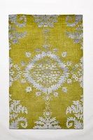 Hand-Knotted Stonewashed Medallion Rug