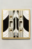 Retro Swirl Switch Plate