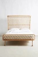 Pari Curved Rattan Bed