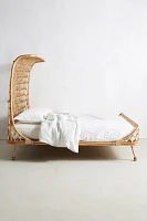 Pari Curved Rattan Bed