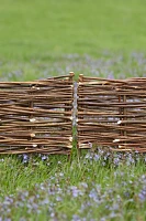 Woven Willow Border Fence Set