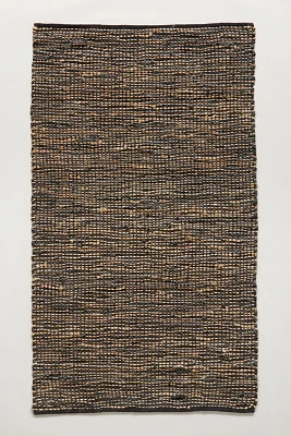 Leather-Twined Rug