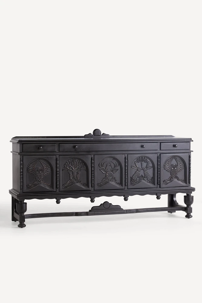 Handcarved Menagerie Buffet