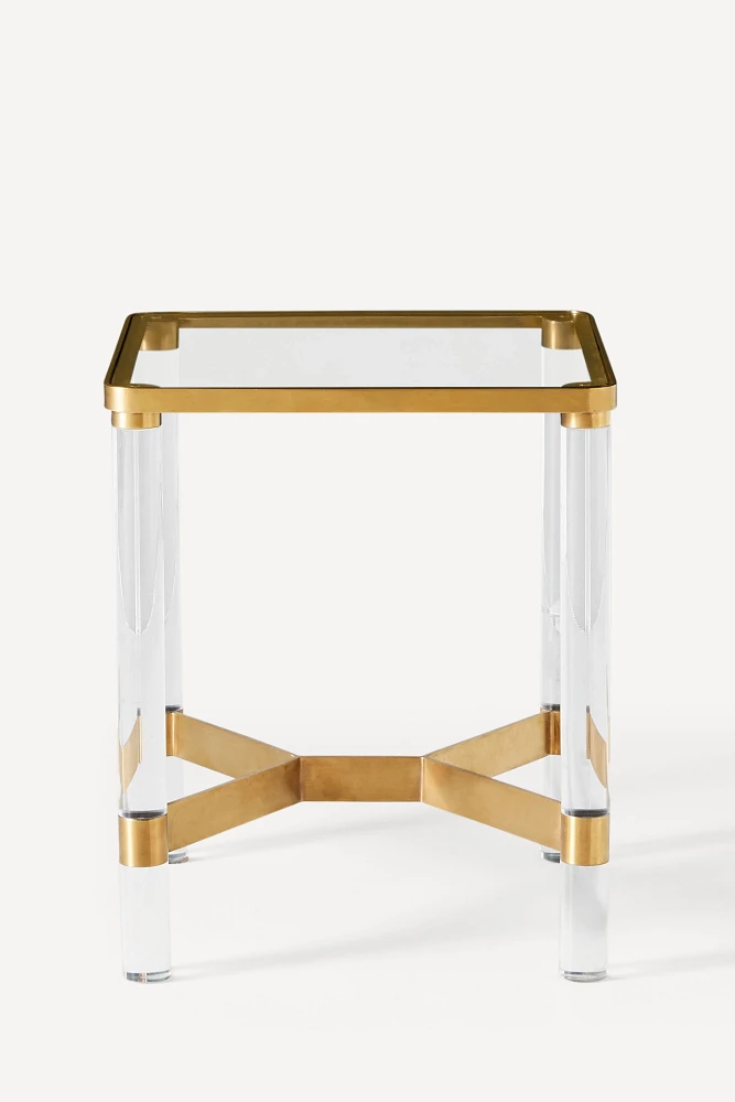 Oscarine Lucite End Table