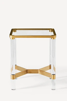 Oscarine Lucite End Table