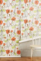 Draping Poppies Wallpaper