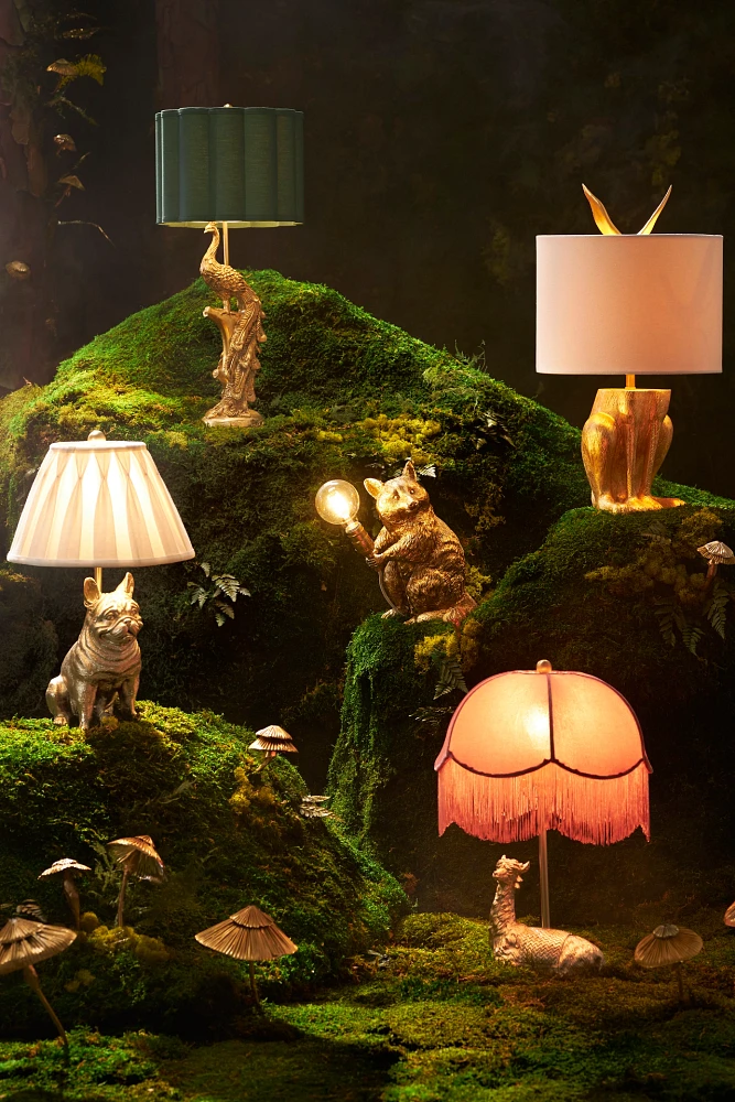 Gilded Hare Table Lamp