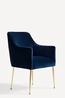 Velvet Elowen Armchair