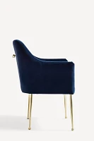 Velvet Elowen Armchair