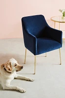 Velvet Elowen Armchair