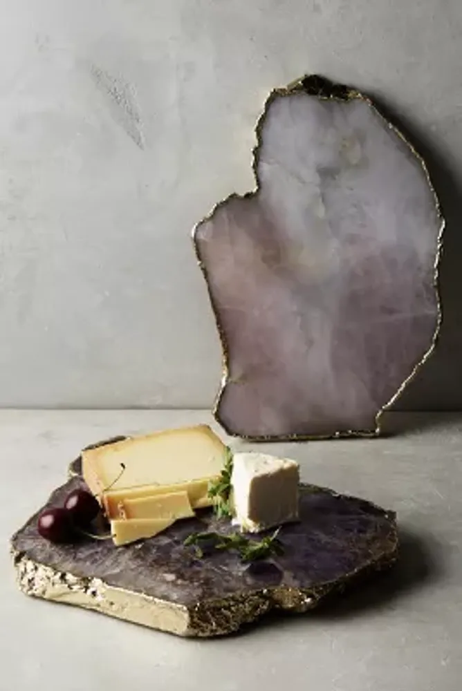 Gilded Agate Cheese Board