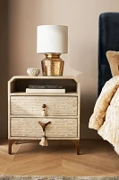 Zagora Tasseled Nightstand