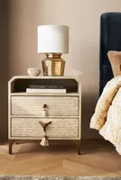 Zagora Tasseled Nightstand