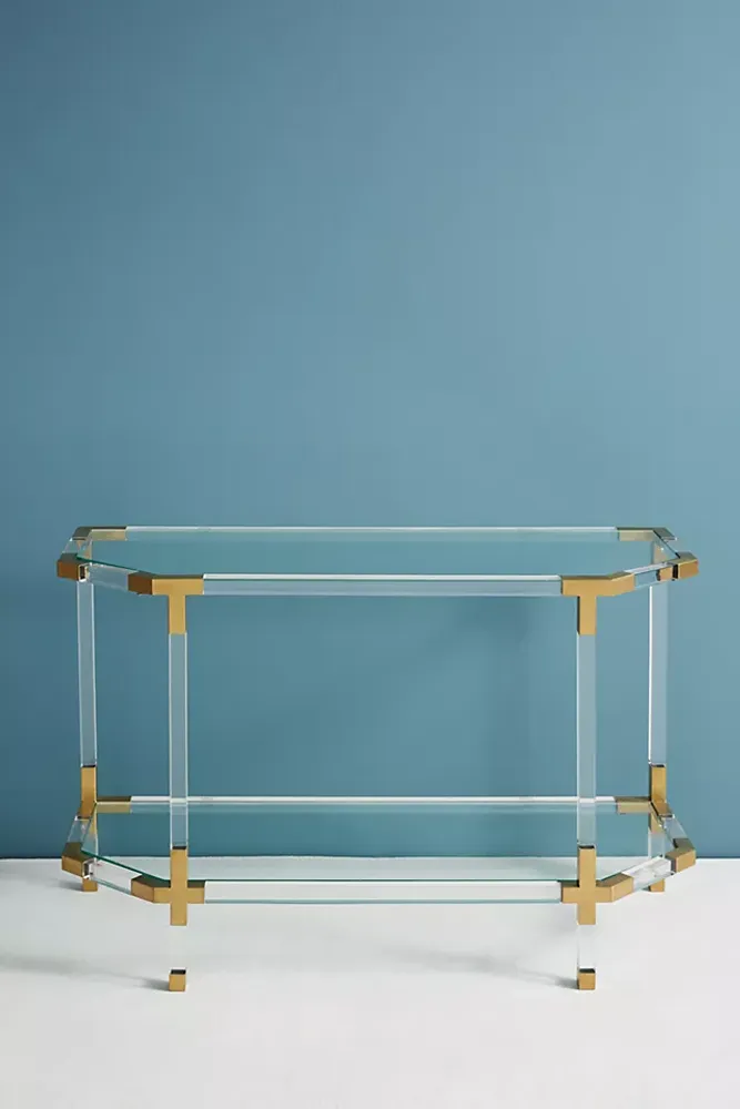 Oscarine Lucite Console