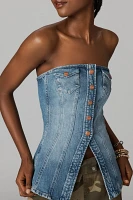 Wrangler Denim Bustier Top