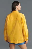 Maeve Fisherman Long-Sleeve Popover Top