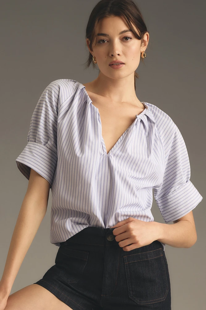 Bishop + Young Claire Poplin Top