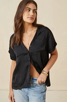 The Brenna Short-Sleeve Buttondown Shirt