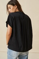 The Brenna Short-Sleeve Buttondown Shirt