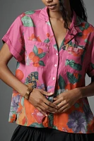 The Brenna Short-Sleeve Buttondown Shirt
