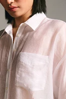 The Bennet Buttondown Shirt by Maeve: Sheer Edition