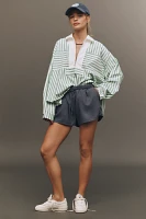 Maeve Half-Zip Long-Sleeve Swing Top