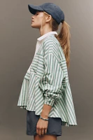 Maeve Half-Zip Long-Sleeve Swing Top