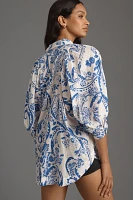 Maeve Easy Voluminous Buttondown Shirt