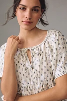 The Tavi Blouse by Pilcro: Clip Dot Tee Edition