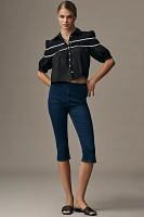 The Leandra Shirred Yoke Blouse by Maeve