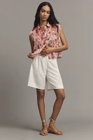 Pilcro Boxy Lace Buttondown Shirt
