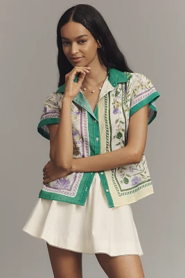 The Henrietta Buttondown Surf Shirt by Maeve