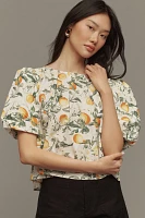 Maeve Bow-Back Swing Blouse