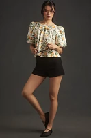 Maeve Bow-Back Swing Blouse