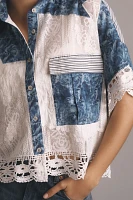 Pilcro Patchwork Cabana Shirt