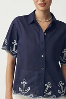 The Henrietta Buttondown Surf Shirt by Maeve