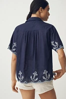 The Henrietta Buttondown Surf Shirt by Maeve