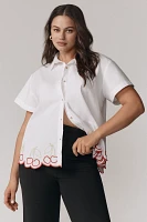 The Henrietta Buttondown Surf Shirt by Maeve: Cherry Edition