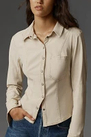 Pilcro Long-Sleeve Slim Buttondown Shirt