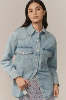 AGOLDE Lotta Denim Buttondown Shirt