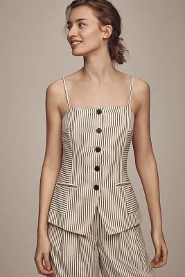 Greylin Sandi Button-Front Tank