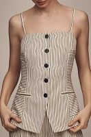 Greylin Sandi Button-Front Tank