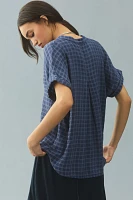 Cloth & Stone Short-Sleeve Pullover Top