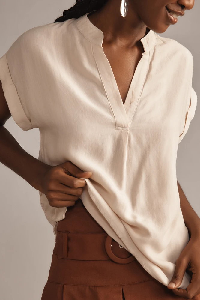 Cloth & Stone Short-Sleeve Blouse