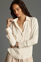 Cloth & Stone Long-Sleeve Collared Buttondown Shirt