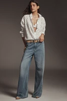 Cloth & Stone Drop-Shoulder Textured Buttondown Shirt