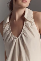 Maeve Sleeveless V-Neck Blouse