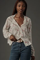 LoveShackFancy Ravelle Buttondown Blouse