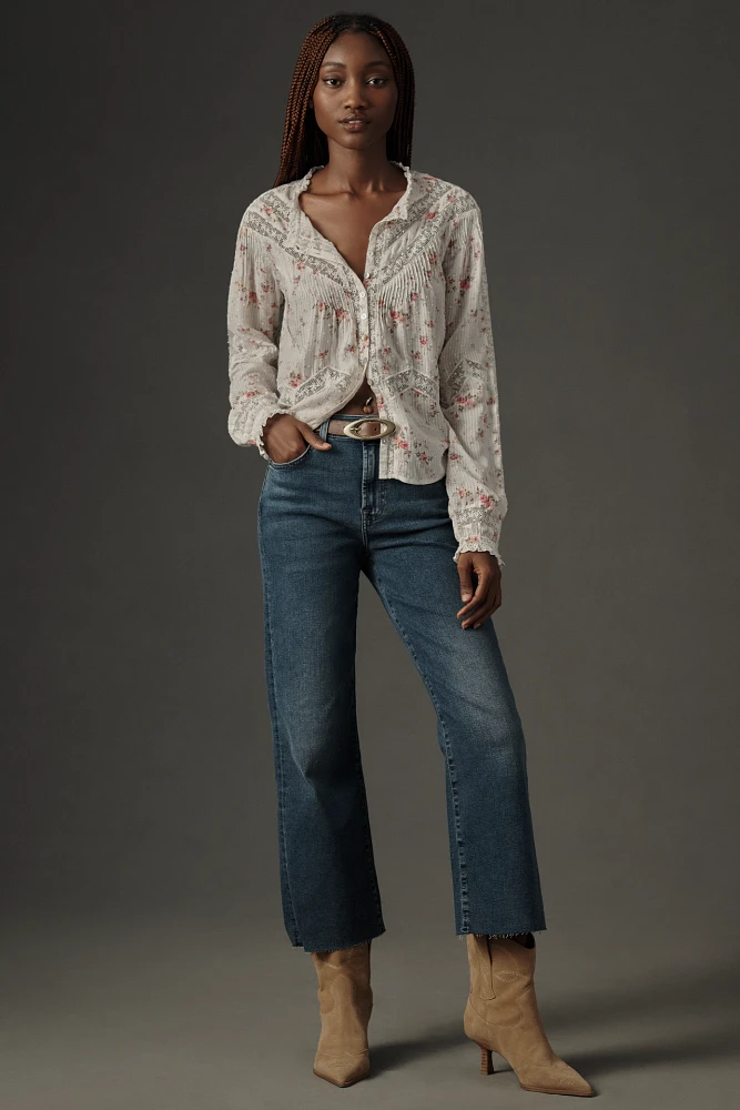 LoveShackFancy Ravelle Buttondown Blouse